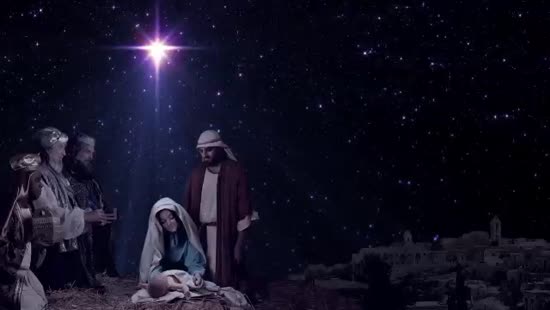 Christmas Nativity Background 4 | Vertical Hold Media | SermonSpice